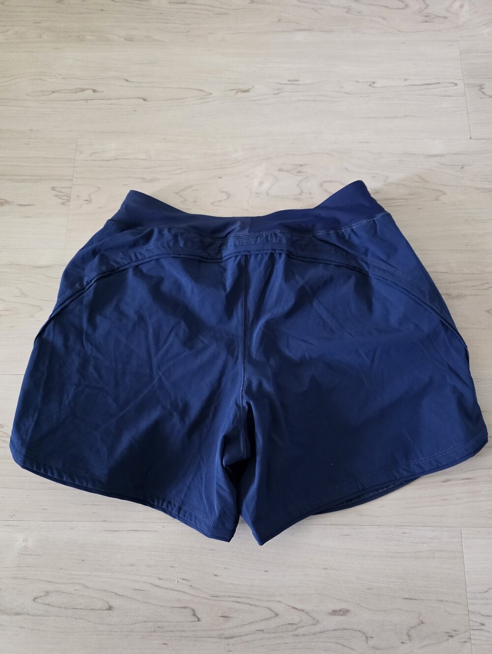 Lands’ End Women’s Size 8 Navy Blue Active Athletic Shorts Stretch Pockets - Picture 6 of 8